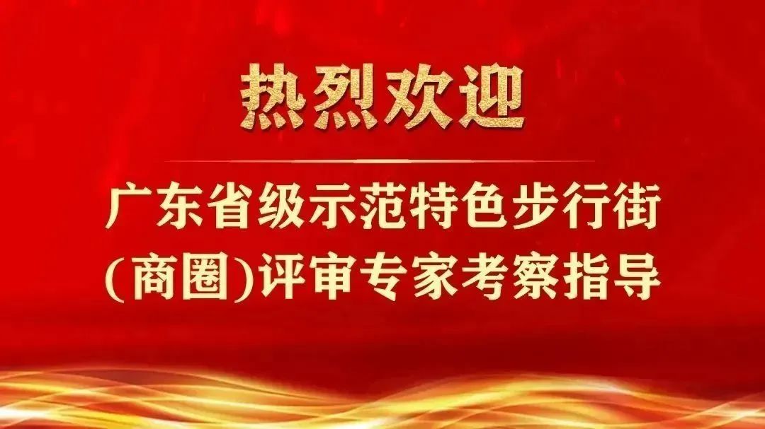 广东省级示范特色步行街（商圈）评审专家一行到水贝商圈实地走访考察