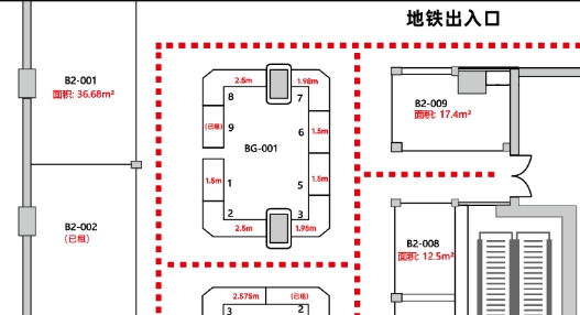 最后一块地铁口黄金旺铺 ！快快快！